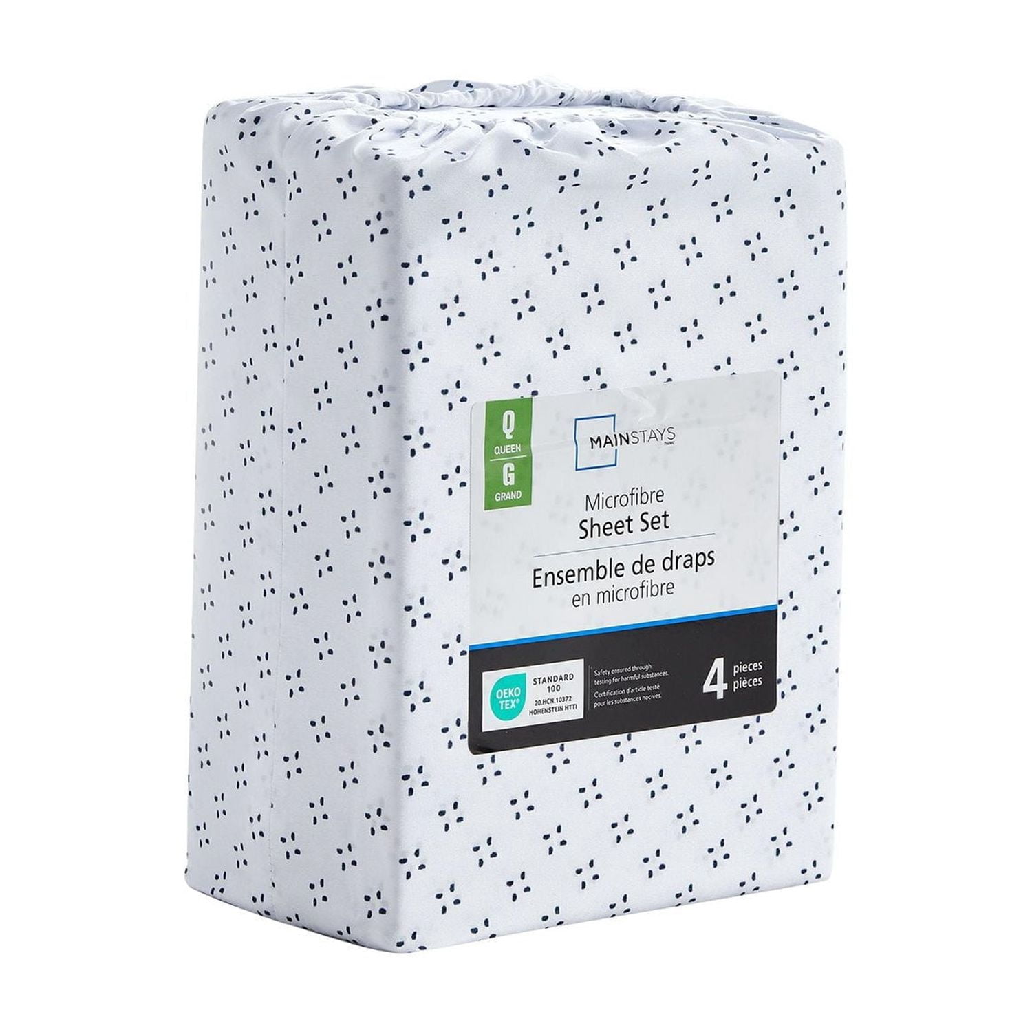 Mainstays Soft, Easy Care, Microfiber Sheet Set – Printed