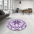 thumbnail image 4 of Ahgly Tapis Rectangulaire Lavable en Machine Orchidée Violet, 2 Pieds x 5 Pieds, 4 of 7
