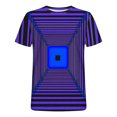 thumbnail image 4 of Shorts pour Hommes Mode Décontractée Imprimé Sports Manches Courtes Col Rond Blouses Chemises Chemises pour Hommes, 4 of 6