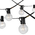 thumbnail image 2 of Globe Electric Monaco 25ft Indoor/Outdoor Plug-In String Light, Black Cord, M/F Plugs, Bulbs Included, 2 of 6
