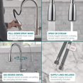 thumbnail image 3 of Peerless Westchester Single-Handle Kitchen Sink Faucet with Pull Down Sprayer, Chrome P7923LF, 3 of 7