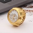 thumbnail image 3 of Simple Quartz Ring Watch, Ring Watch, Alloy For Most Women Beautiful Girls Gold,Rose Gold, 3 of 8