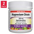 thumbnail image 2 of webber naturals Magnesium Citrate 300mg Powder, 200g, 2-pack, 2 of 3