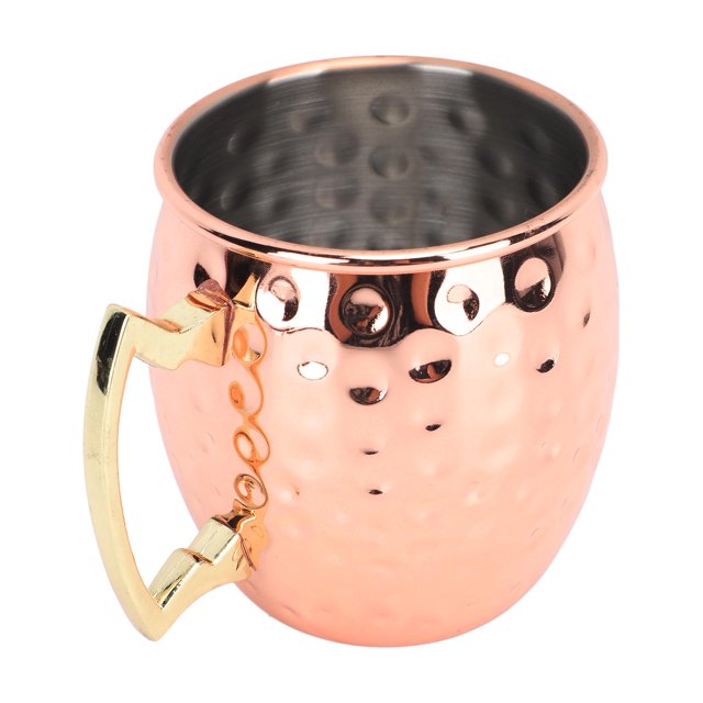 Moscow Mule Mug, Stainless Steel Hammered Cups Large Capacity Versatile Use Easy To Clean Ideal For Cocktails And Beverages
