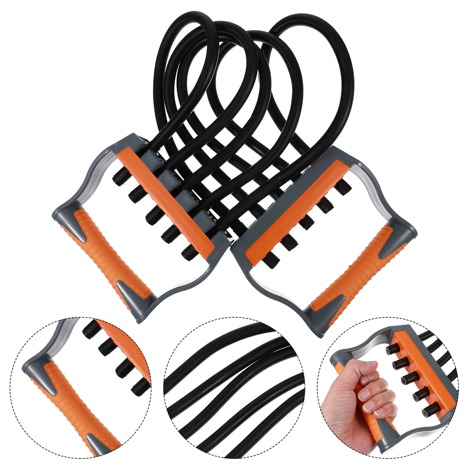 OHOIOLLA Latex Tube Chest Expander Fitness Resistance Band for Upper Body Muscle Training