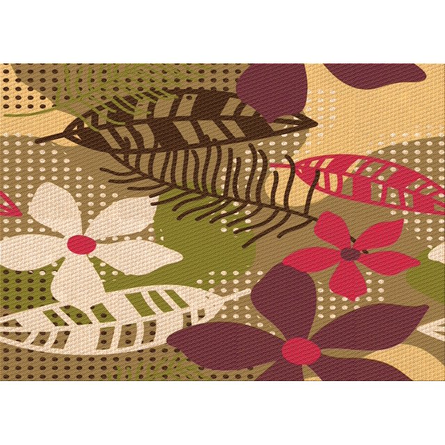 Ahgly Company Machine Washable Indoor Rectangle Transitional GoldenRod Gold Area Rugs, 6' x 9'