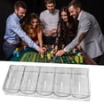 thumbnail image 1 of Oleegame 1PC Spoon And Lid Rest Acrylic Chip Box Texas Poker Acrylic Club Chip Rack Transparent Chip Rack Chip Plate Clear, 1 of 5