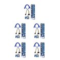 thumbnail image 3 of Langgg 5 Pcs PCI-E 1x à 16x Alimentation USB3.0 GPU Rallonge Adaptateur Carte Câble 5Ensemble, 3 of 6