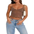thumbnail image 1 of Womens Y2k Backless Top Sleeveless Strappy Lace Tube Top Tanks Camisole Fashion Going Out Tops Basic Crop Tops, 1 of 6
