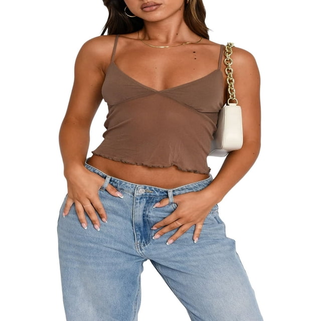 Womens Y2k Backless Top Sleeveless Strappy Lace Tube Top Tanks Camisole Fashion Going Out Tops Basic Crop Tops