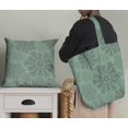 thumbnail image 5 of Soimoi Green Rayon Fabric Snow Flakes Floral Decor Fabric Printed Yard 56 Inch Wide, 5 of 5