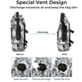 thumbnail image 2 of AFISHTOUR Waterproof Backpack, 35L Roll-Top Floating Dry Bag Backpack for Kayaking, Hiking (Grey), 2 of 7