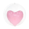 thumbnail image 2 of Inflatable Heart Balloon with Inner Mini Balloon, PVC Valentine’s Day Decoration – Reusable Garden Indoor Party Prop for Proposal Wedding Photo Backdrop Fun, 2 of 6