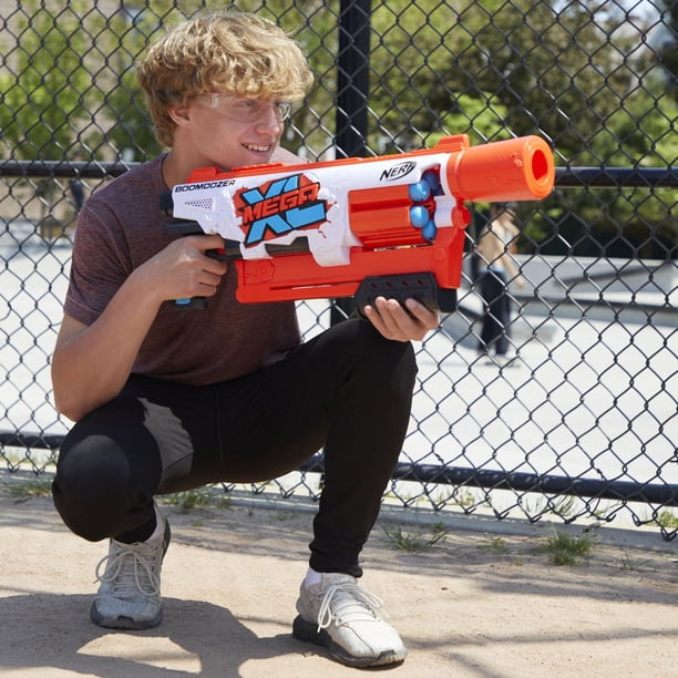 Nerf Mega XL Boom Dozer Blaster, Largest Nerf Mega Darts Ever, XL