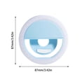thumbnail image 3 of Selfie Ring Light Mobile Phone Light Portable Light Clip Filling Light Charging 3 Light Mode Suitable For Makeup Live Video Lighting Photos, 3 of 7