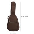 thumbnail image 4 of UPOUART 1Pack Practical Guitar Bag Acoustic Storage Bag Cotton for Guitarists, 4 of 6