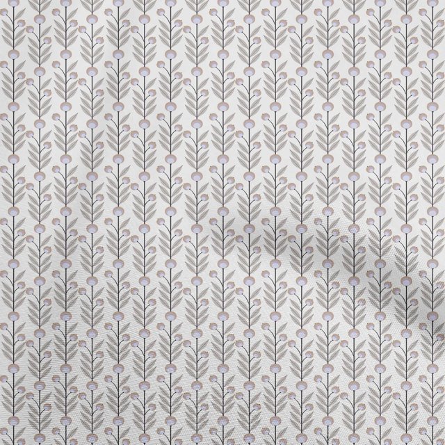 oneOone Rayon Light Brown Fabric Asian Batik Floral Fabric For Sewing Printed Craft Fabric By The Yard 56 Inch Wide