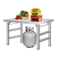 thumbnail image 1 of Stainless Steel Folding Table, 660 LBS Commercial Prep Table, Heavy-Duty Single-Tier Portable Workstation for Kitchen, 1 of 6