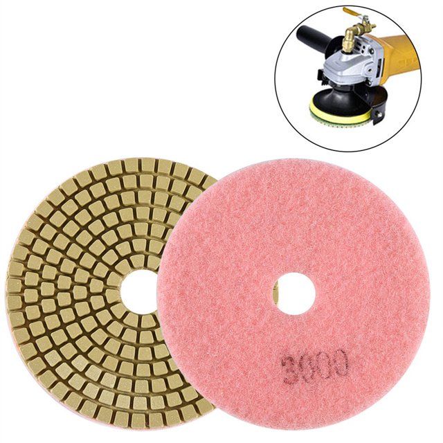 LAFGUR Meule pour Perceuse 100mm 4" Ponçage Humide Meules Pierre de Marbre de Granit pour