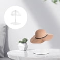 thumbnail image 4 of Transparent Acrylic Hat Display Rack with Adjustable Height - 3-Size Options for Baseball Caps, Cowboy Hats & Wigs - Clear or Black for Retail & Home Use, 4 of 5