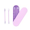 thumbnail image 1 of Mistaha Silicone Cotton Swabs Stick Reusable Portable and Cleanable Ear Q- Rough Friction Cotton Swabs for Ear Cleaning Makeup 2Pcs, 1 of 8