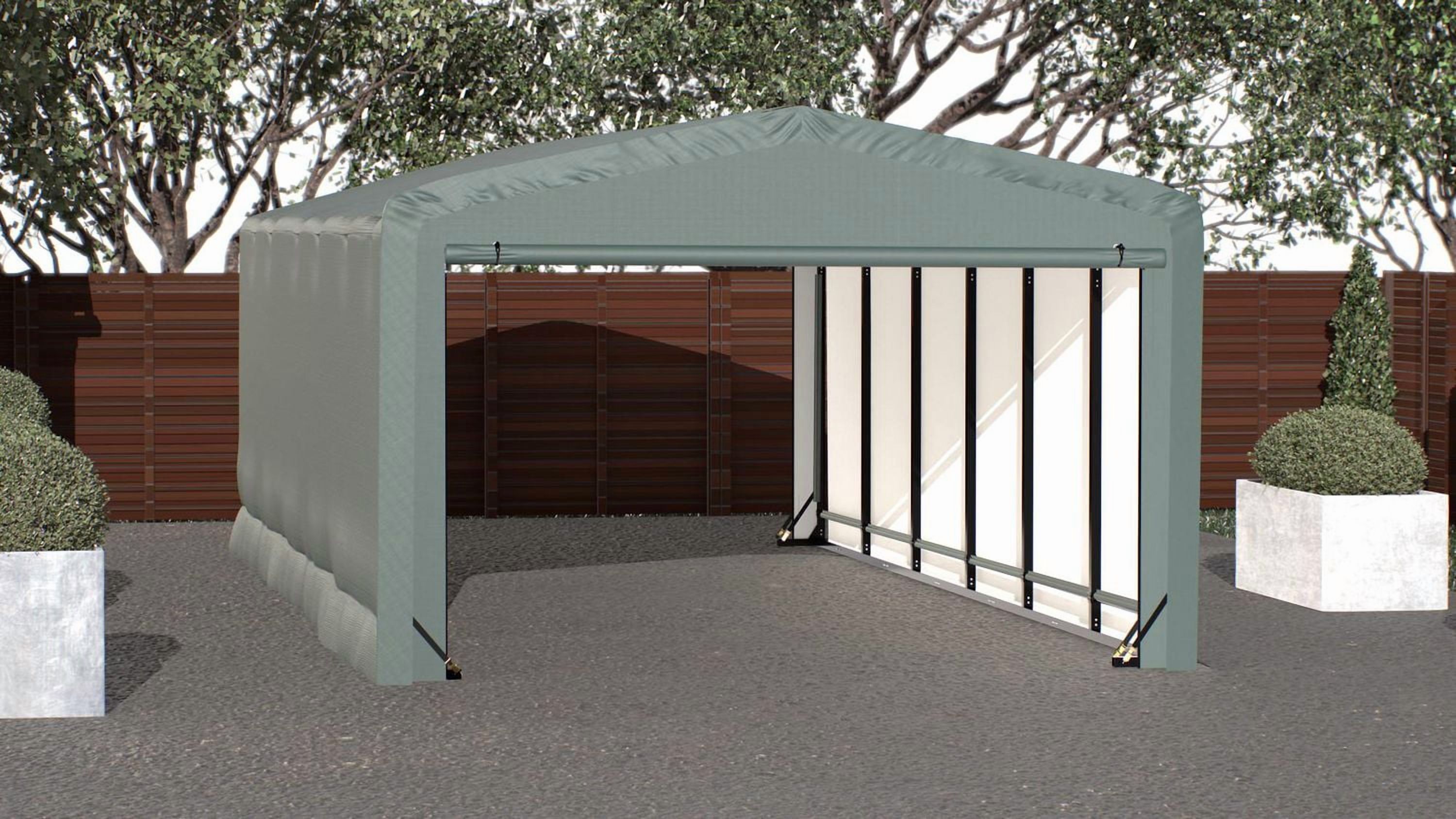 Garage ShelterTube classé vent/neige 12x27x8  Vrt