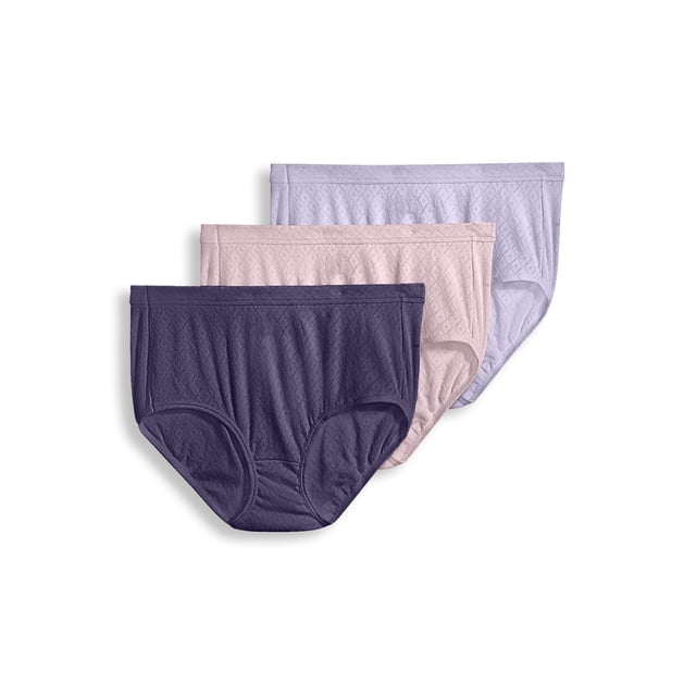 Jockey Culotte Respirante Elance pour Femmes en Coton 100 % - Lot de 3