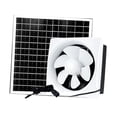 thumbnail image 2 of veasfak Solar Powered Fan Kit Wall Mount Ventilation 6inch Fan 17W Solar, 2 of 9
