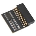 thumbnail image 1 of TPM 1.2 Encryption Security Module, Wide Application TPM 1.2 Module 20 Pin Black Safe Stable PCB Independent Encryption Processor  For PC, 1 of 8