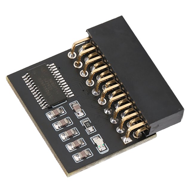 TPM 1.2 Encryption Security Module, Wide Application TPM 1.2 Module 20 Pin Black Safe Stable PCB Independent Encryption Processor For PC