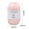 thumbnail image 3 of Fridja 50g Yarn for Crocheting, 4 Strands Of Combed Milk Cotton Easy Yarn for Beginners, Beginner Yarn for Crocheting, Crochet Knitting Yarn, Crochet Yarn for Beginners Crochet DIY Kit Making, 3 of 4