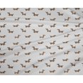thumbnail image 4 of oneOone Tissu Polyester Lycra Motif Teckel au Mètre 56 Pouces de Large, 4 of 4