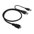 thumbnail image 3 of axGear USB 3.0 A Male to Micro USB 3 Y Cable With USB Power Connect For 2.5 Mobile HDD, 3 of 3