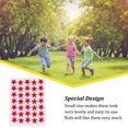thumbnail image 2 of 10 Sheets Award Flash Sticker Five-pointed Cartoon Reward Decals for Star Removable Mother Praise Label Decorations Reward Decals Children Students Red, 2 of 6