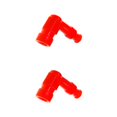 thumbnail image 4 of Decodeary Durable Bouchon en Caoutchouc Moto Bouchon Polyvalent pour Accessoire Rouge 2Set, 4 of 6
