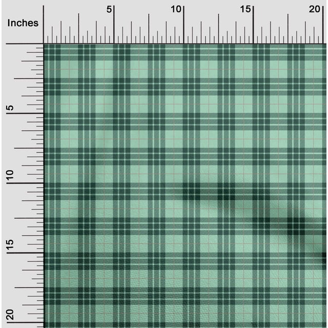 oneOone Tissu en Soie Tabby à Carreaux Tartan 42 Pouces de Large