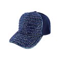 thumbnail image 1 of Top Headwear Pearl Rhinestone Bling Baseball Cap - Navy, 1 of 1