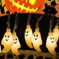 thumbnail image 3 of MesaSe 2 Meters 10LED Light Spooky LED Lights Horror Themes Adjustable Light Bat Ghost Pumpkin Shapes Halloween Decor, 3 of 6