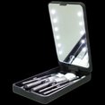 thumbnail image 3 of Étui Porte-Cils Boîte de Rangement pour Cils avec Miroir de Maquillage et Lumière DEL, 3 of 8