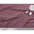 thumbnail image 2 of Soimoi Cotton Poplin Fabric Leaves Small Decor Fabric Printed Yard 56 Inch Wide, 2 of 3