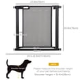 thumbnail image 3 of PawHut 29.5"-32.3" Metal Pet Gate, w/ Auto Closing Door, Double Locking, 3 of 10