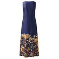 thumbnail image 5 of Robes d'Été pour les Femmes 2023 Causal Ourlet A-Ligne Fluide Mini Robe Blouse, 5 of 5