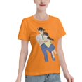 thumbnail image 2 of T-Shirt Basique à Manches Courtes pour Femmes Conan and Xiaolan, 2 of 6