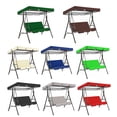 thumbnail image 3 of Durable Swing Set Fabric Garden Swing Waterproof Canopy Replacement Simple Installation Uv-proof Outdoor Patio Swing Sun Shade Seat Cover Set, 3 of 8
