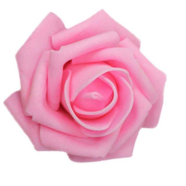 50pcs Artificial Bionic Flowers PE Foam Fake Lifelike wedding simulated roses Roses Wedding Egagement Decorations