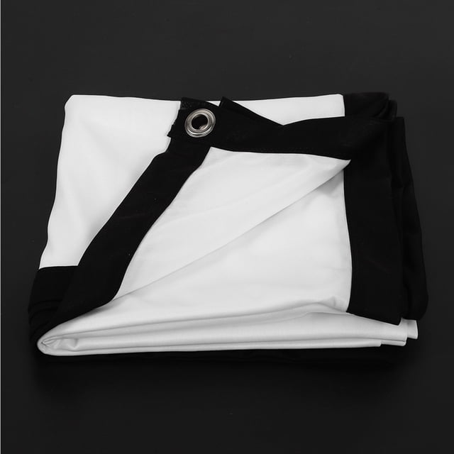 16 9 Épaissi Portable, Polyester Blanc Doux Projecteur Carte Cloneur pour Lecteur Sans Pli Rideau Écran de Projection 72 Po