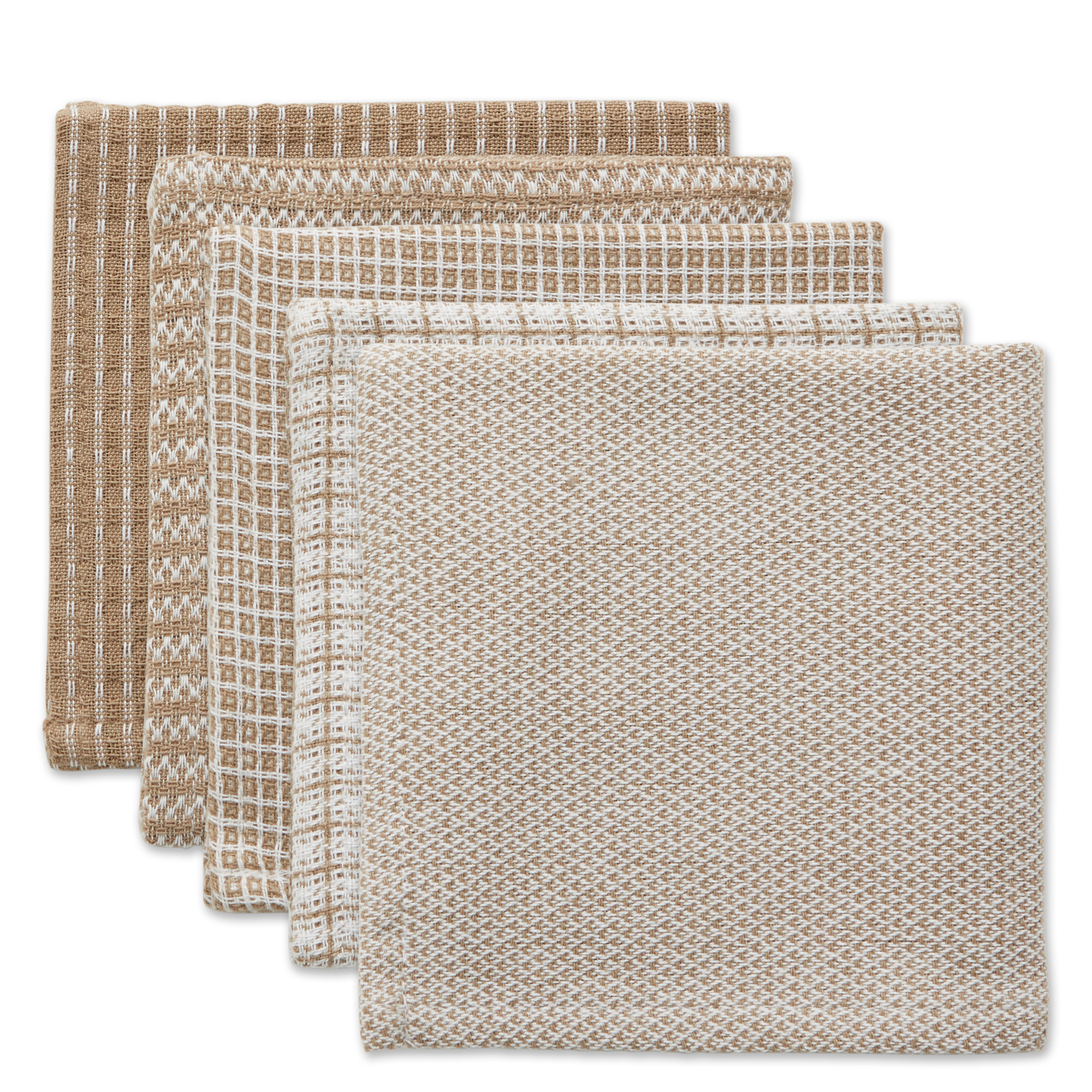 Design Imports CAMZ12367 DII Asst Stone Dishcloth (Set of 5)