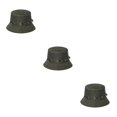 thumbnail image 3 of Thinsony Polyester Breathable Fisherman Cap For Sun Protection And Comfort Sunscreen Fisherman Cap Hat Summer Olive 58cm 3Set, 3 of 6