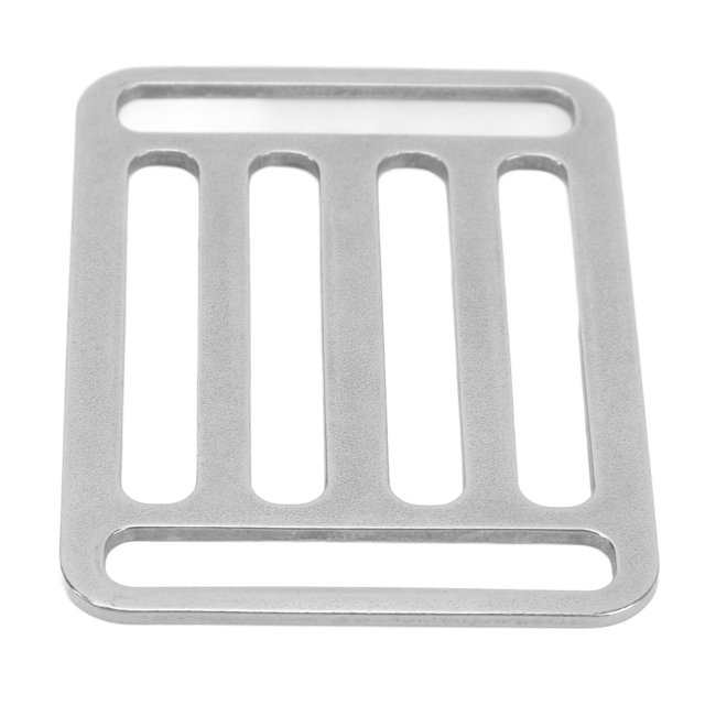 Diving Belt Keeper, Durable 316 Stainless Steel Webbing Harness Keeper for Diving