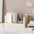 thumbnail image 4 of Foldable Storage Basket, Collapsible Organizer Bin with Wheels, Portable Desktop Box for Home Office Bedroom Closet, 4 of 7